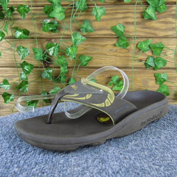 Montrail Men Trail Flip Flop Brown Synthetic Size 9 Medium  Used 2025 - Picture 1 of 6